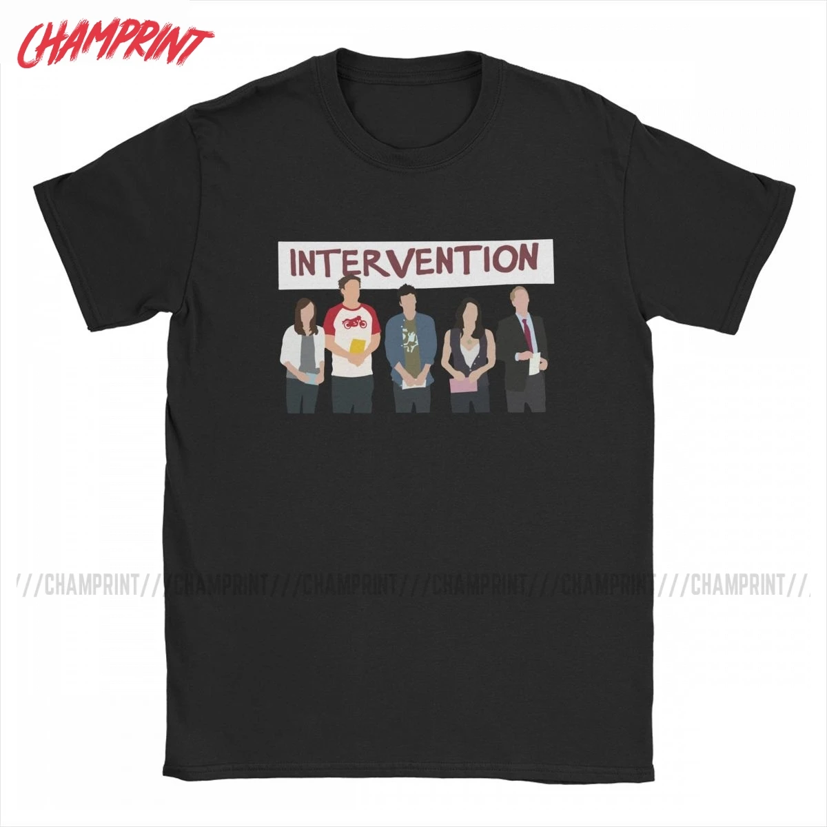 Мужская футболка HIMYM How I Met Your для матерей из чистого хлопка с коротким рукавом