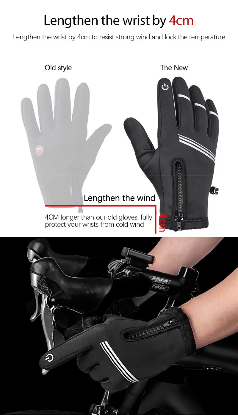 

NEWS Heated Gloves Motorcycle Accessories Winter Waterproof Bike And Motorcycle Gloves To Keep Warm In Winter Non-slip