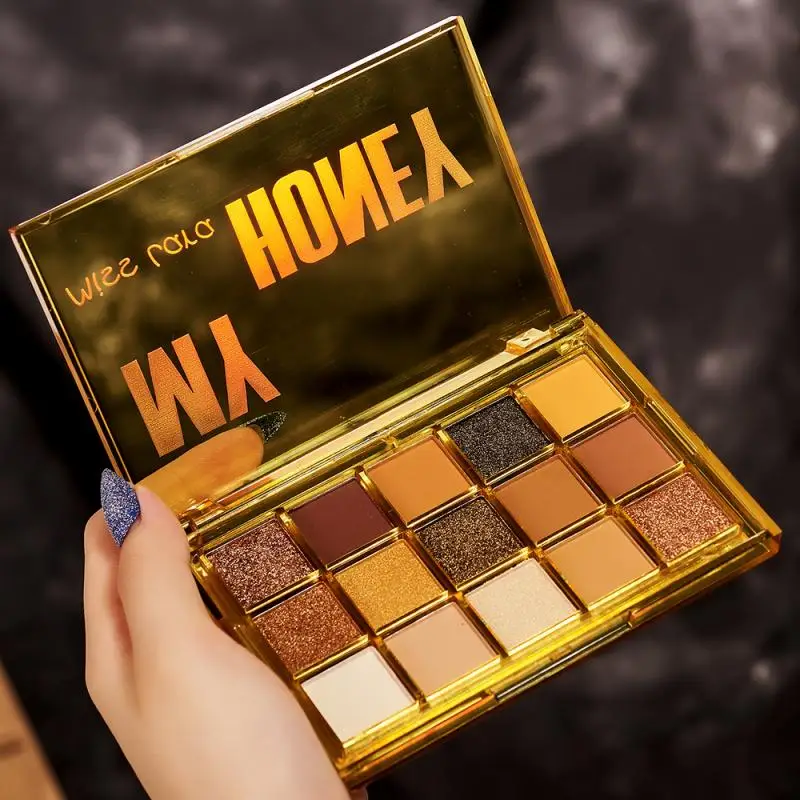 

MISS LARA 15 Matte Color Luster Eyeshadow Palette Nude Makeup Makeup Waterproof Non-Smudge Face Cosmetics Shadow Pallete