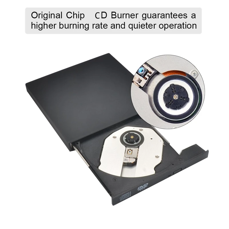 Внешний Dvd привод Оптический Usb 2 0 Cd Rom Проигрыватель Rw горелки Писатель ридер