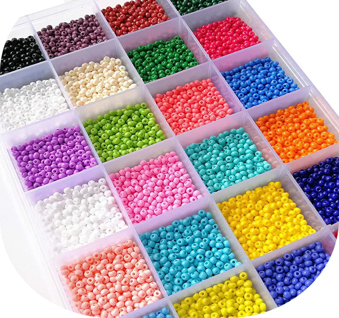 Модные стеклянные бусины небольшие глянцевые пони для рукоделия Размер 2/3/4 мм
