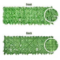 artificial grape leaf hedge screening roll green leaf garde fence uv protection garden accessories for garden decoration