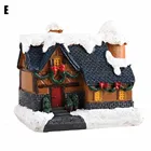 Яркий светодиодный светильник для маленького дома в деревенском стиле, Рождественское украшение, микро ландшафтное украшение
