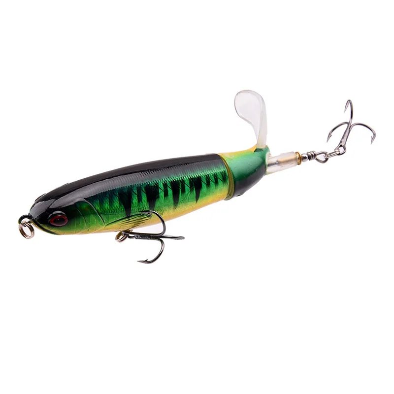 8 шт Whopper Plopper на высоком каблуке 11 см 15 г плавающий Popper Рыбная приманка