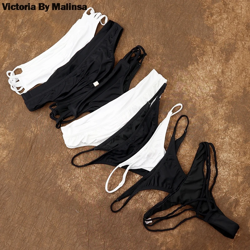 Женские дерзкие бикини с Т образной спинкой трусики сексуальные купальники