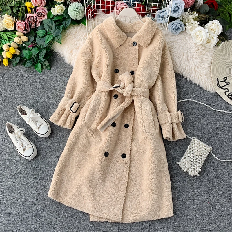 Новинка 2019 года. Теплое зимнее женское пальто. Модное шерстяное пальто из