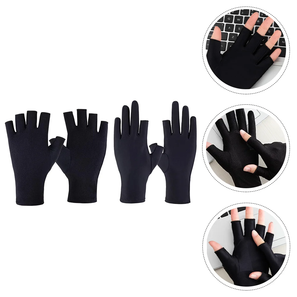 

4Pcs Creative Practical Delicate Durable Outdoor Gloves Sun Protection Gloves for Women