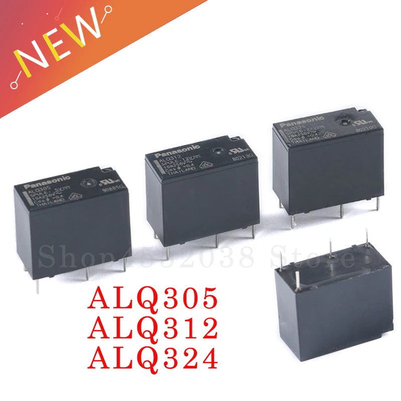 Реле ALQ305 ALQ312 ALQ324 JQ1AP 5V F 12V 24V 10A 4PIN|Реле| |