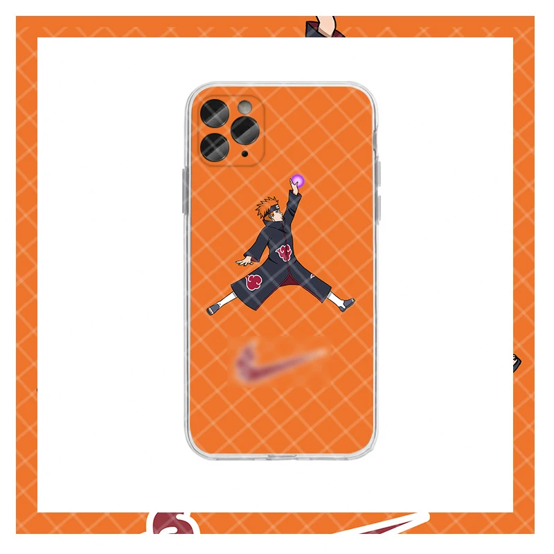 Чехол для телефона Naruto Sasuke Iphone 13promax 12 11 Pro Max X Xs Xr 7 8 Plus Модный мягкий силиконовый