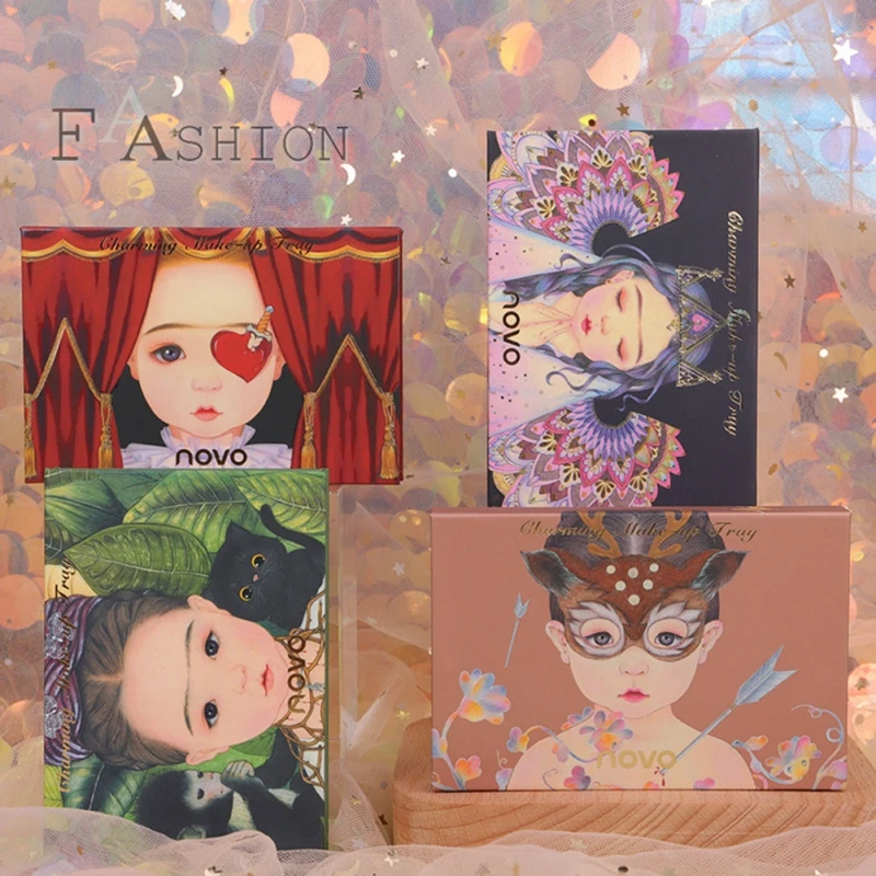 8 цветов матовые мерцающие тени для век Водонепроницаемый устойчивый к пятнам