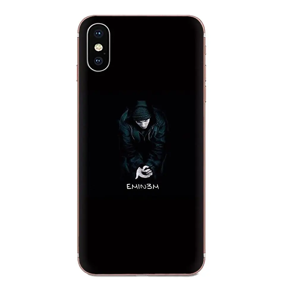 Мягкий чехол для телефона Apple iPhone 11 Pro X XS Max XR 4 4s 5 5C 5S SE 6 6S 7 8 Plus хип-хоп Rapper Eminem