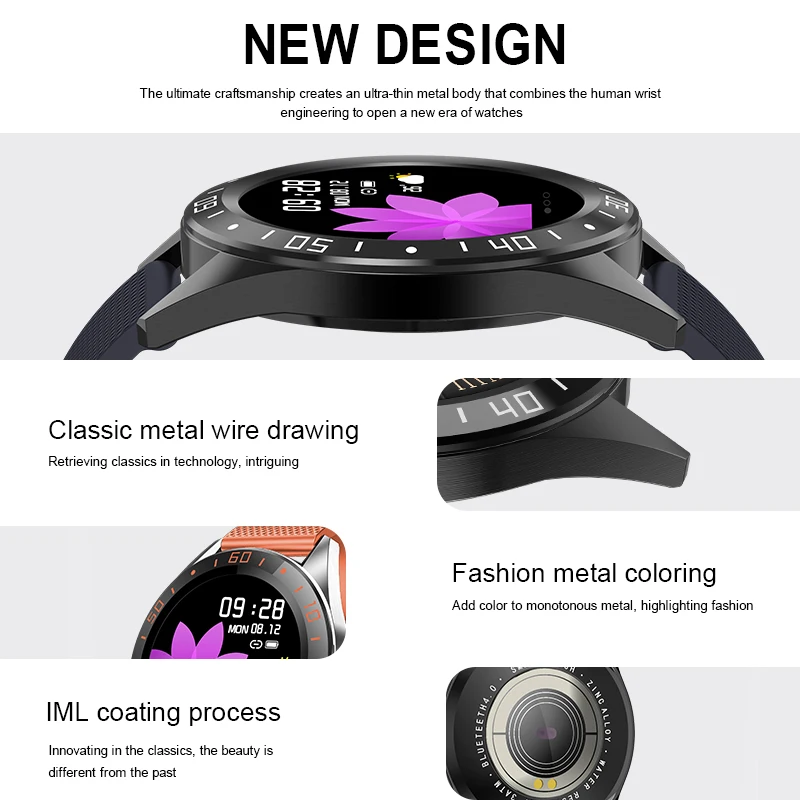 Wearpai GT105 фитнес-трекер Смарт-часы для мужчин погода шагомер водонепроницаемый