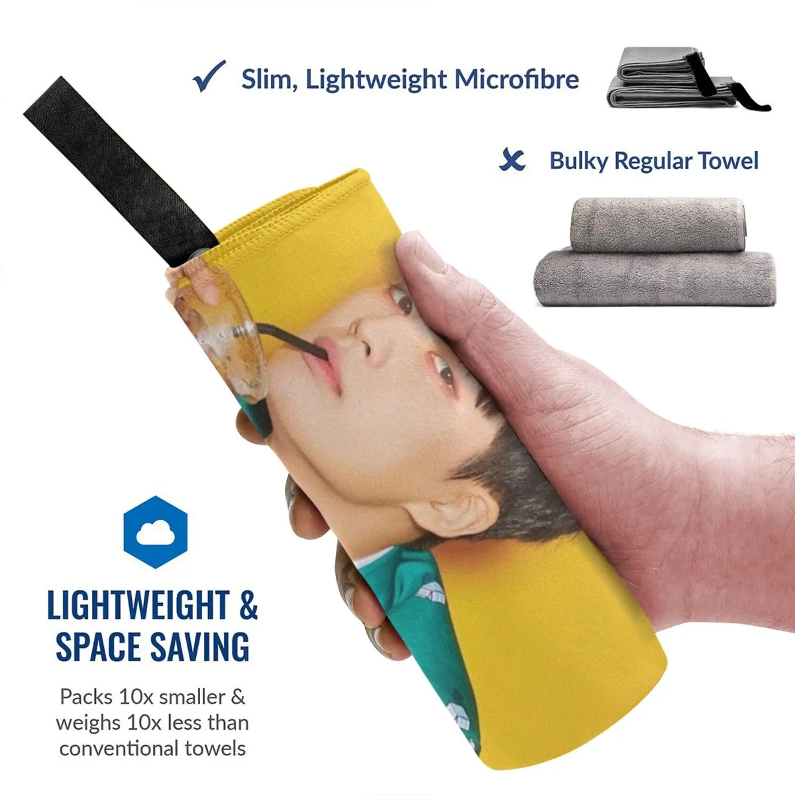 Быстросохнущее полотенце Up10tion для спортзала Спортивная ванночка портативный