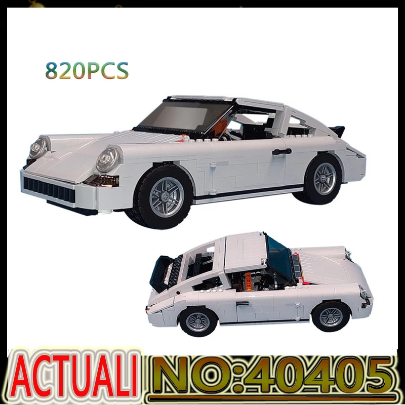 

2021 New MOC-40405 Hypercar Super Racing Car 911 Fit Lepinings 820PCS Model Building Blocks Kids Toys Birthday Christmas Gifts