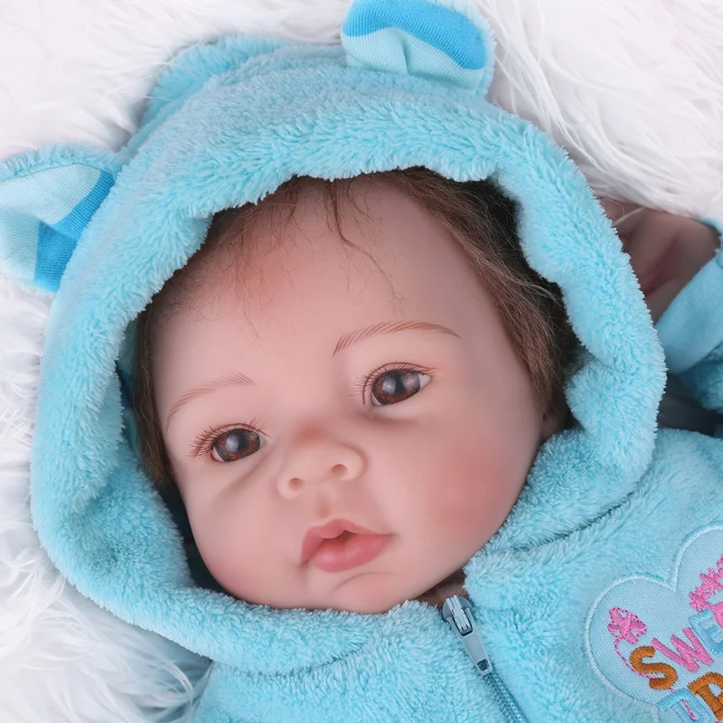 

Reborn Baby Doll Cloth Accompany Sleep Simulation Small Baby Doll Child Gifts Creative Speelgoed Meisjes Kids Toys DJ60WW