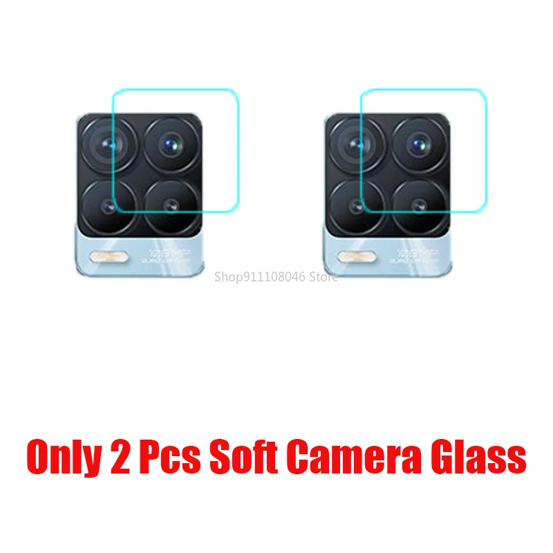

2 шт., стеклянная Защитная пленка для фотоаппарата Oppo Realme 8 Pro