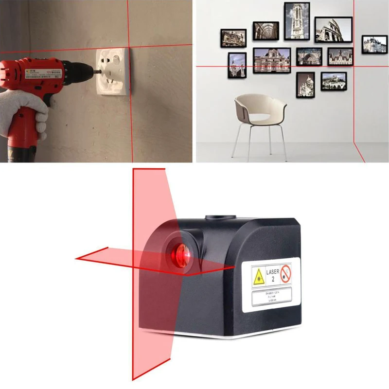 

Dreamberg Мини крест красный лазерный уровень инфракрасный измеритель магнит фиксация светодиодный индикатор горизонтальные лазеры портативн...