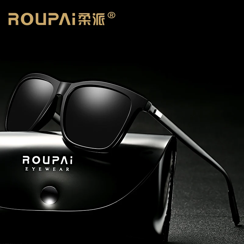 

ROUPAI Outdoor Polarized Light goggles sunglasses UV400 anti-ultraviolet rays polaroid glasses Male Cycling drive Hiking eyewear