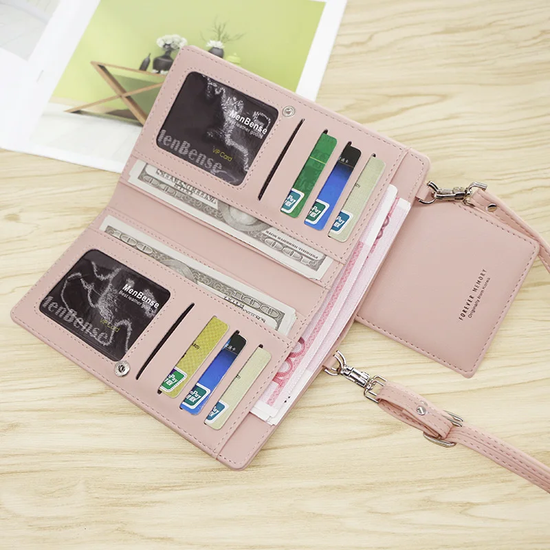 

wallet women PU multifunctional mobile phone clutch bag Ladies purse large capacity travel card holder passport cover