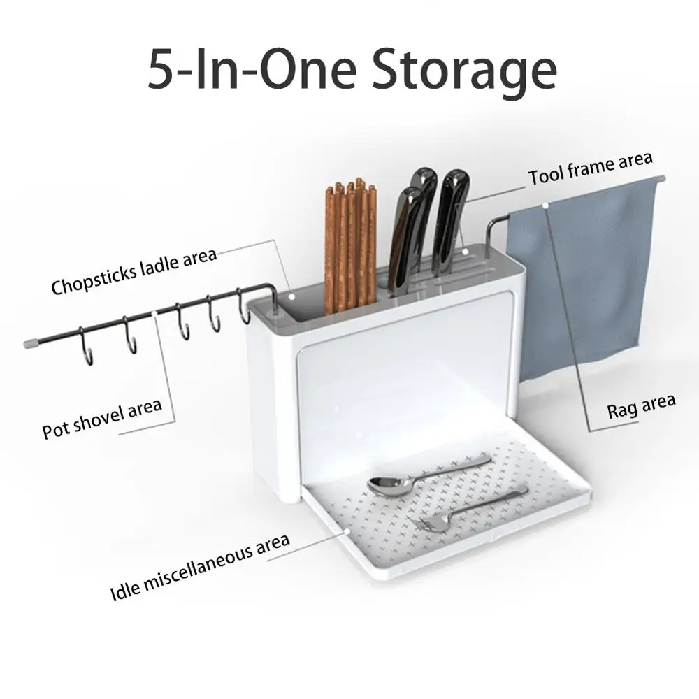 Кухонные принадлежности многофункциональная полка хранения из нержавеющей