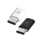 Переходник с Type-C на Micro USB, цвет черный, серебристый, для телефонов и планшетов