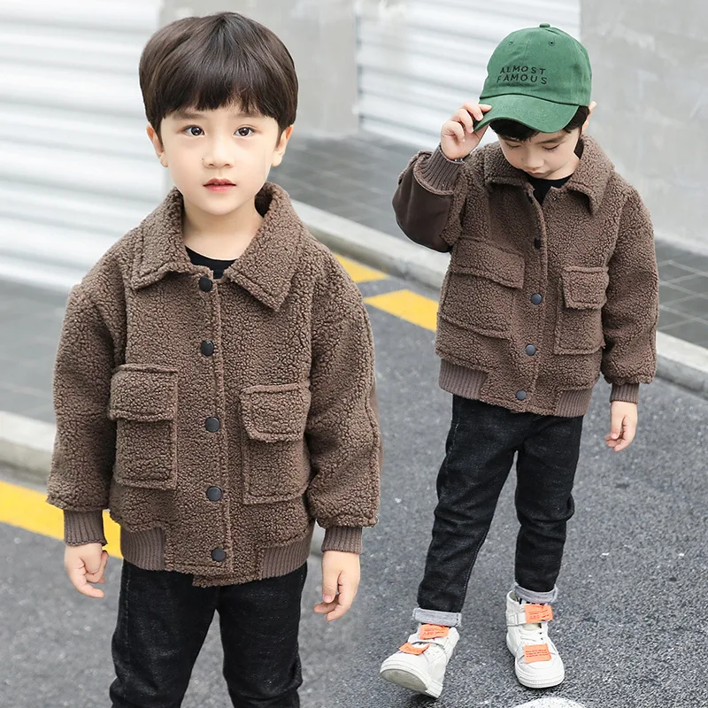 

New Spring Winter Baby Boys Jacket Coat Kids Warm Velvet Children Girls Grid Hooded Outerwear Clothes High Quality 2021 Fashion