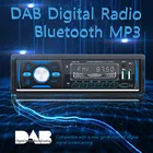 Bluetooth автомобильный стерео радиоприемник с дистанционным управлением один Din цифровой медиаприемник Поддержка FMAMRDSDAB +MP3