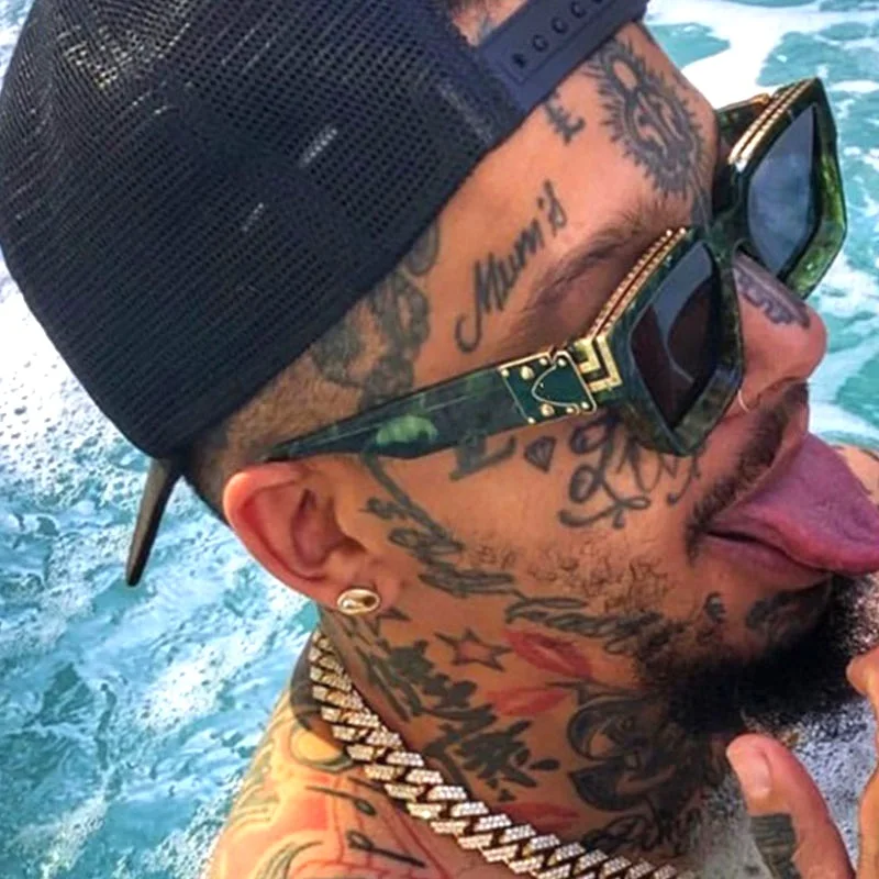 

designer culos de sol para homens e mulheres marca de moda de luxo culos quadrados moda tons