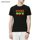 Футболка мужская с коротким рукавом, хлопок, топ с графическим принтом, подарок на день рождения 30 лет, модная рубашка в стиле оверсайз, 90-х