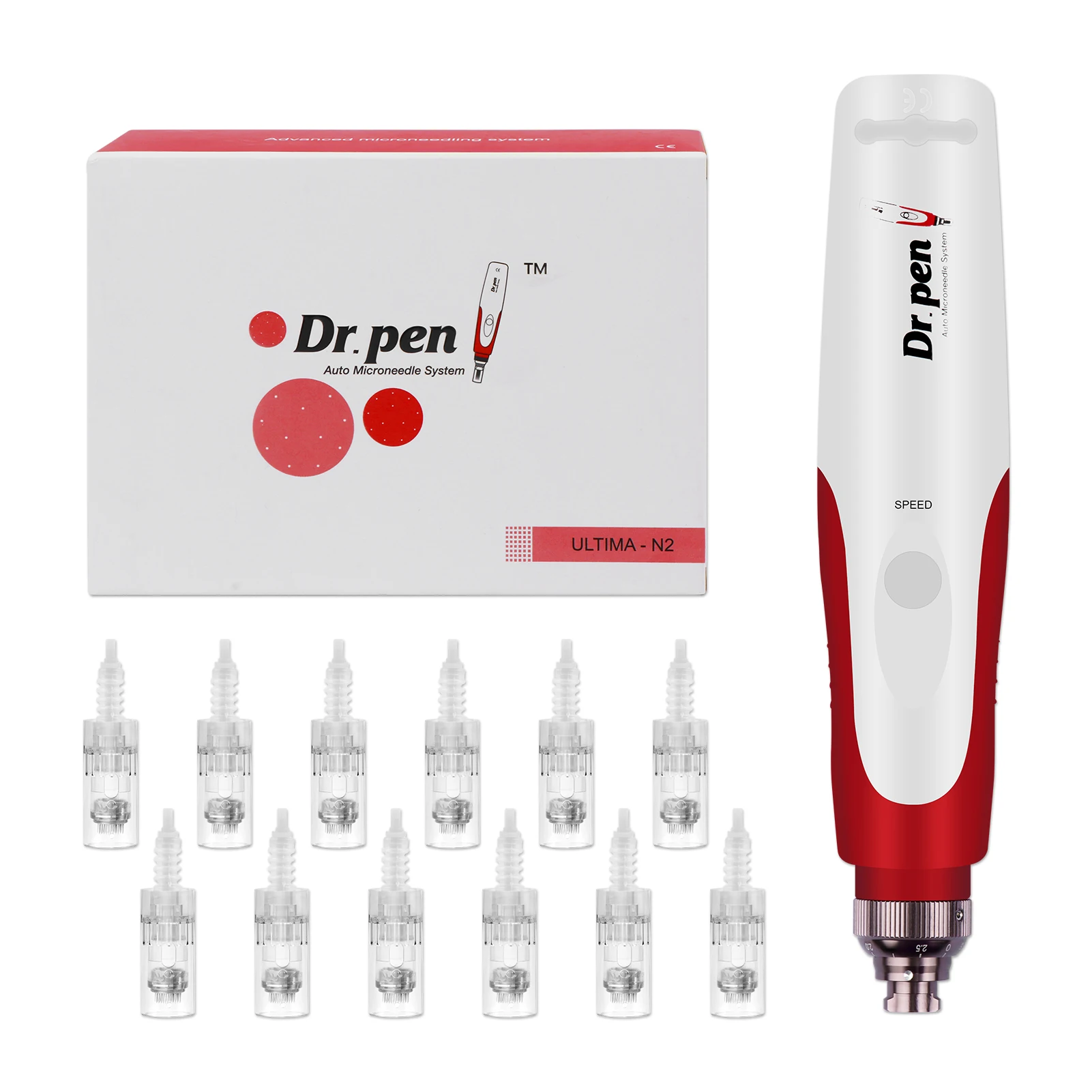 Dr Pen N2-pluma de microagujas eléctrica Profesional, Dermapen inalámbrico con cartucho de...