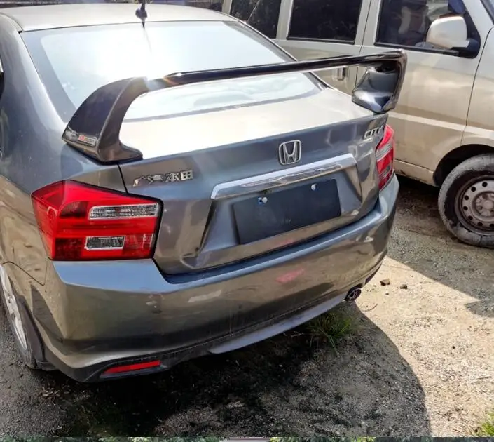 Для городского спойлера 2015-2018 honda City FD2 спойлер 3DCK ABS Пластиковый материал заднее