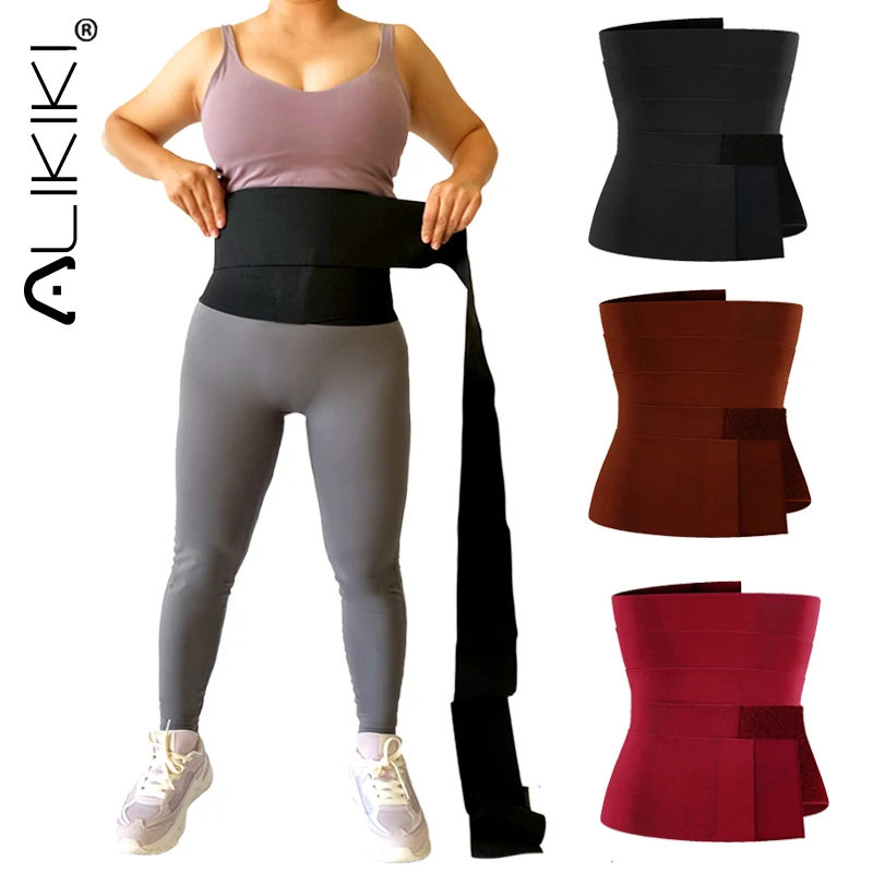 

Snatch Me Up Bandage Wrap Waist Trainer Shaperwear Belt Women Slimming Tummy Belt Corset Top Stretch Bands Cincher Body Shaper