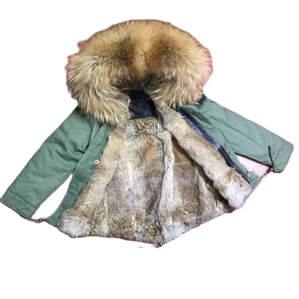 Короткая зимняя куртка Mhnkro женские парки меховое пальто с капюшоном из