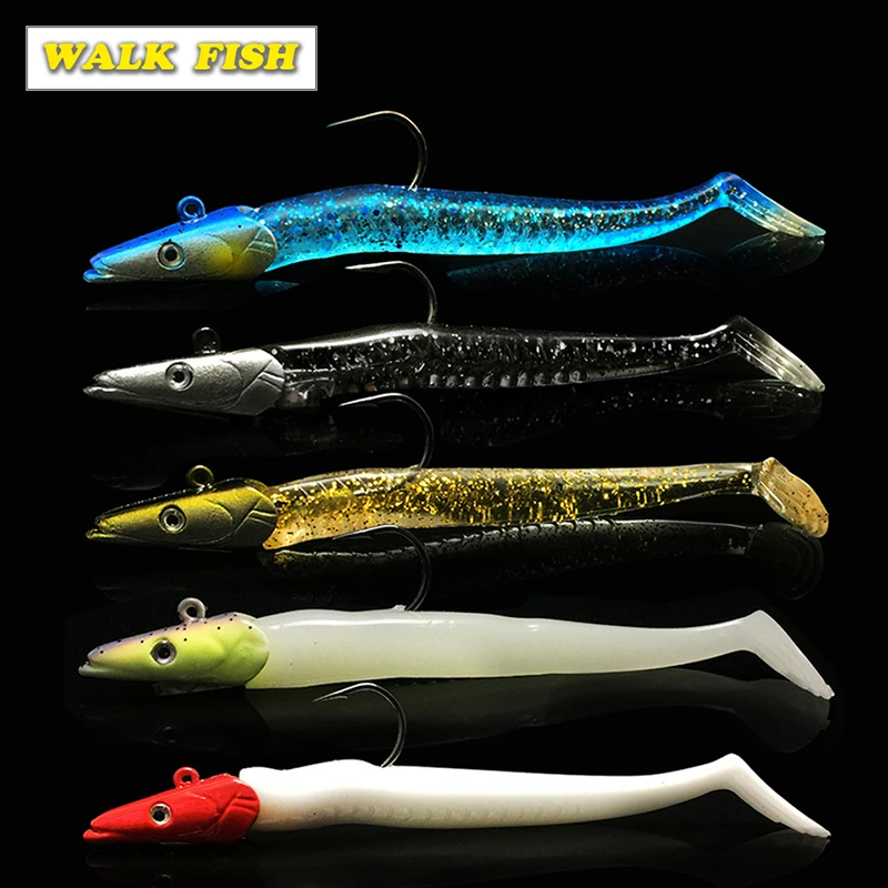 WALK FISH 1 шт. 10 г/16 г/22 г объемная свинцовая морская джиг головка с одним крючком