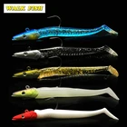 WALK FISH 1 шт. 10 г16 г22 г, объемная свинцовая морская джиг-головка с одним крючком, Мягкая приманка для рыбной ловли, вобер, приманка, Тонущая приманка для джиггинга, Морская рыбалка, рыба