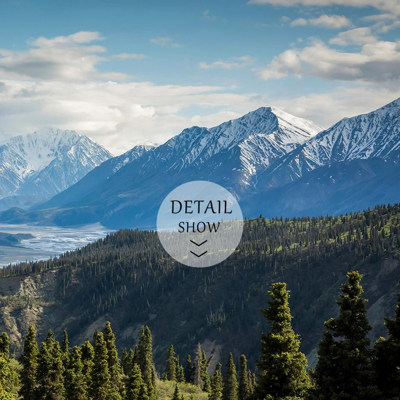 Природа плакат лес голубое небо долина печать пейзаж холст живопись настенные