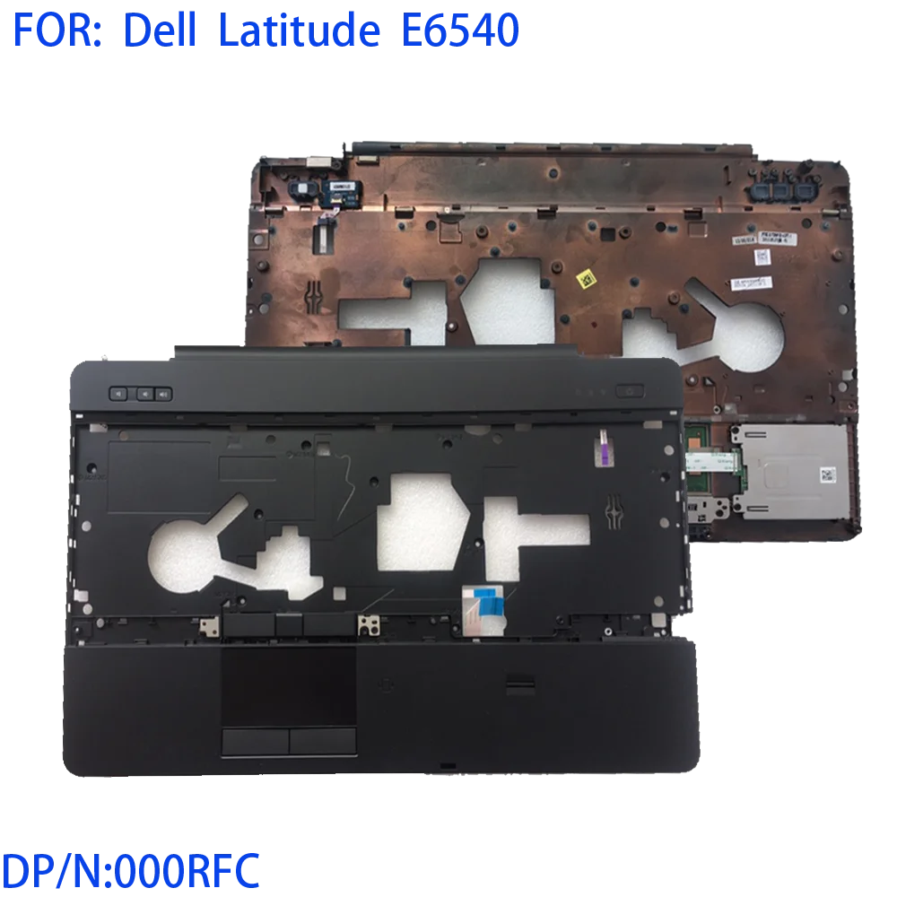 

New Genuine For Dell Latitude E6540 Laptop Palmrest keyboard Upper Case Palmrest Touchpad &Fingerprint 000RFC 00RFC