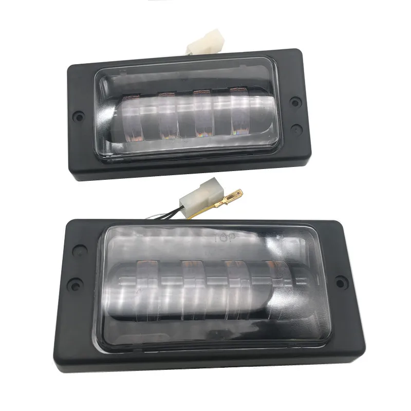 1 пара Водонепроницаемый 12V 6000K Led противотуманная фара светильник