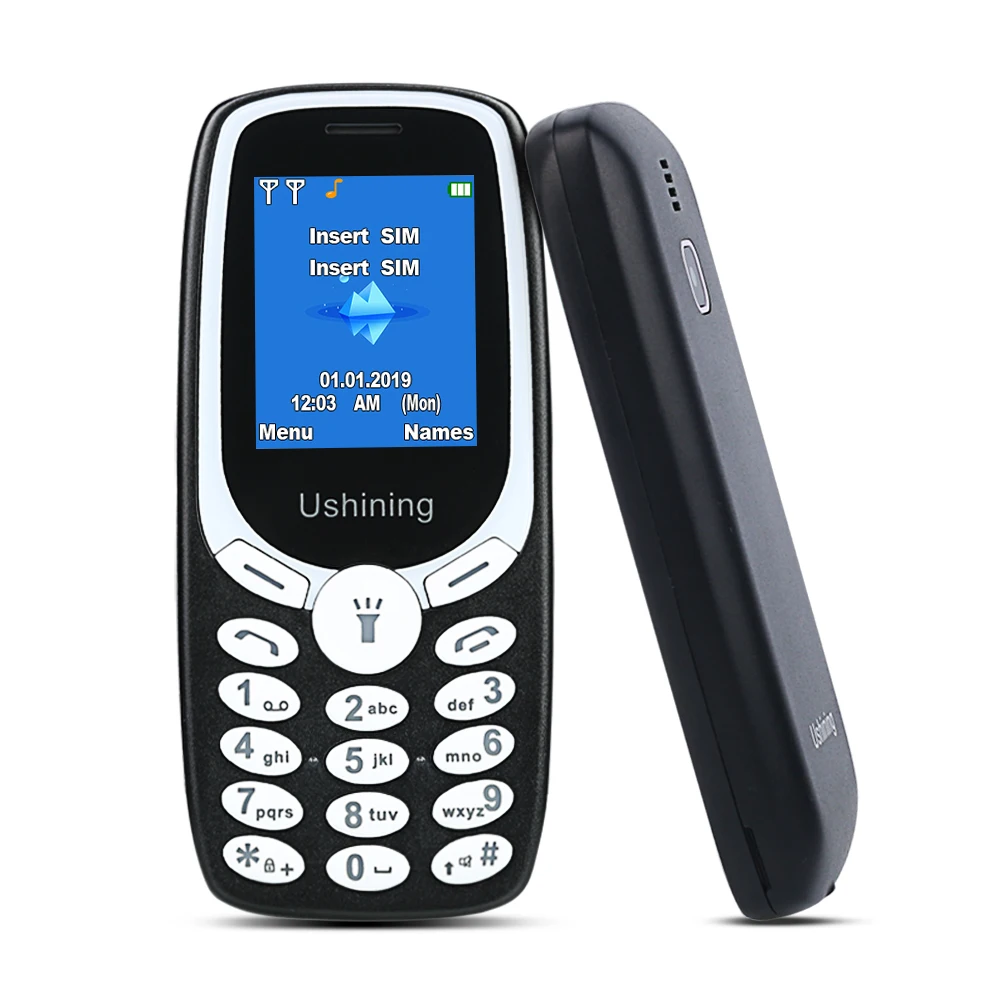 Разблокированный мобильный телефон для пожилых людей GSM 2G SIM карта простой s