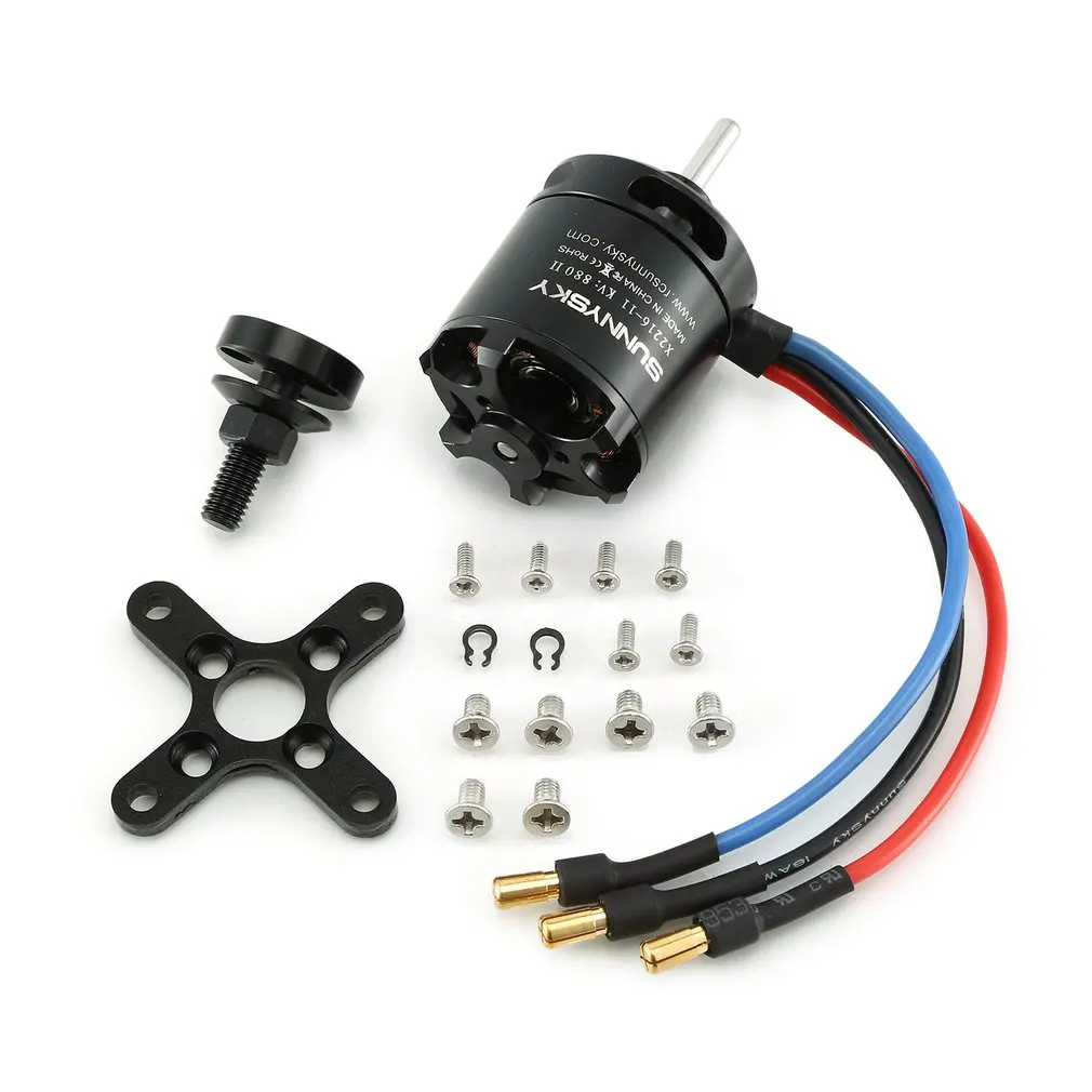 SunnySky X2216 880KV/1100KV/1250KV/1400KV II бесщеточный двигатель для радиоуправляемого дрона с