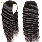 Харизма 13x3, парик с глубокой волной на сетке спереди, средней части, синтетический парик на сетке спереди для женщин, натуральные волосы, парики на сетке, парики для ежедневного использования