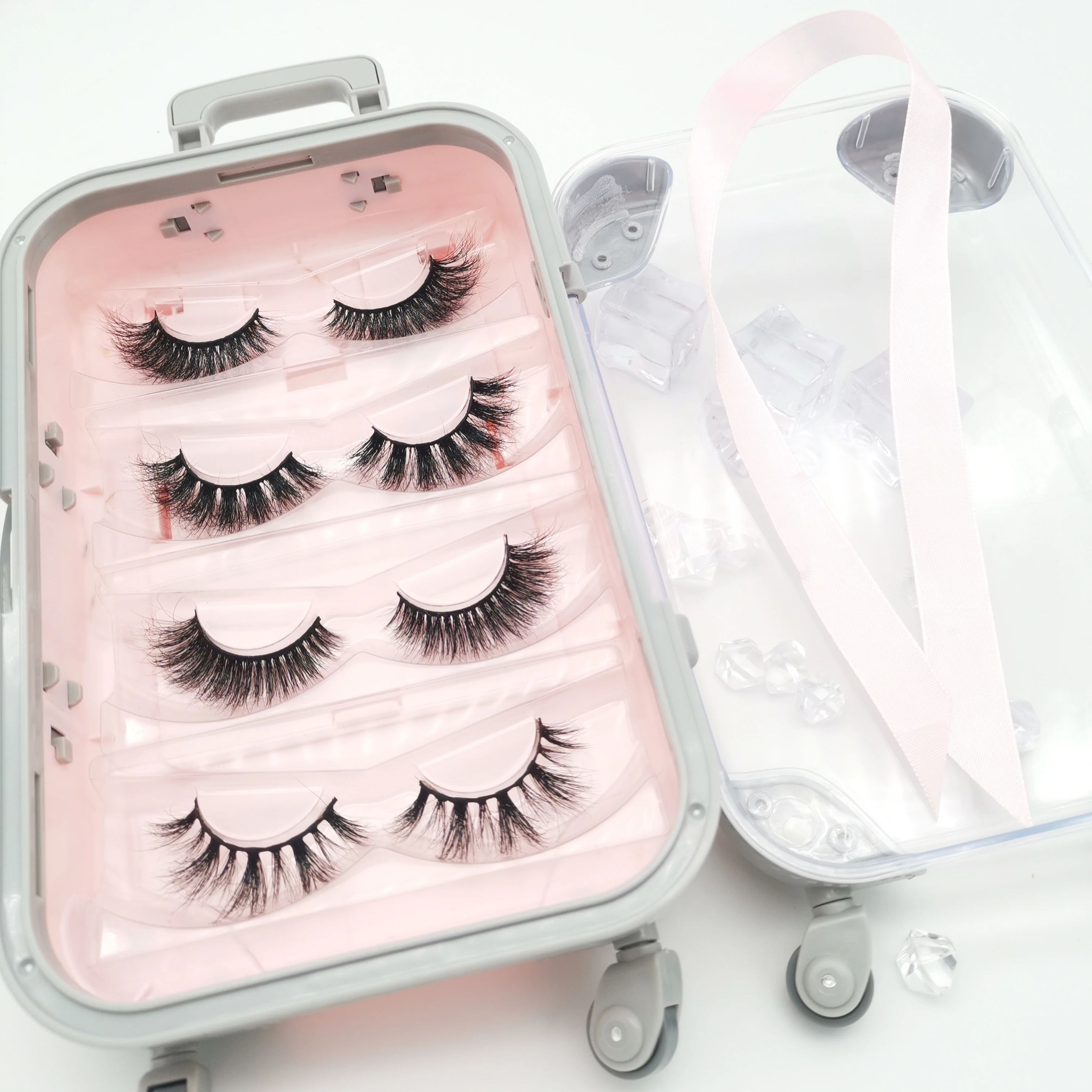 Упаковка для ресниц Aceofexy пустая пластиковая посылка все прозрачные норковые