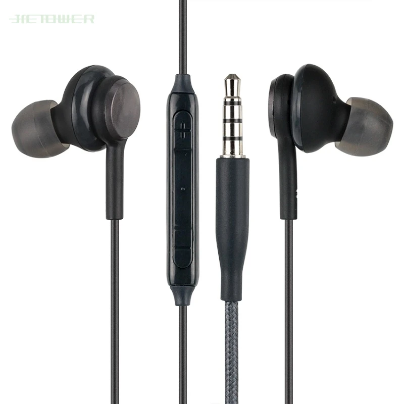 100pcs for Samsung Earphones EO IG955 3.5mm In-ear Wired Mic Volume Control Headset Galaxy S10 S9 S8 S7 Smartphone | Электроника
