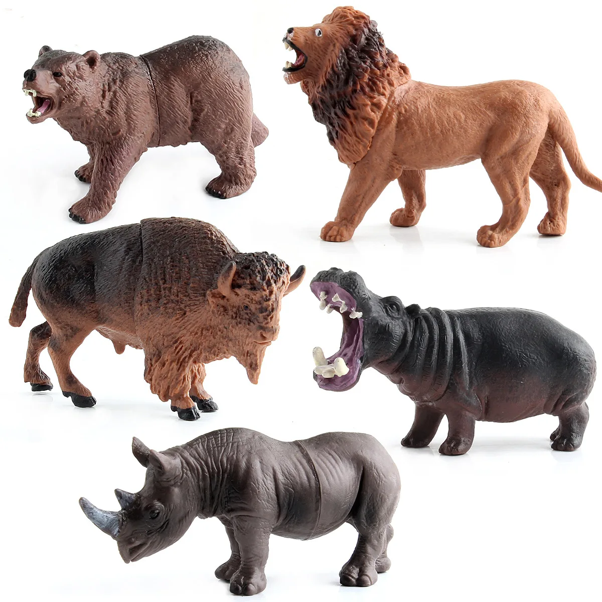 

1pcs Jurassic Hollow Dinosaur Movie Model Set Toys Kids Simulation T-Rex Stegosaurus Velociraptor Brontosaurus Children