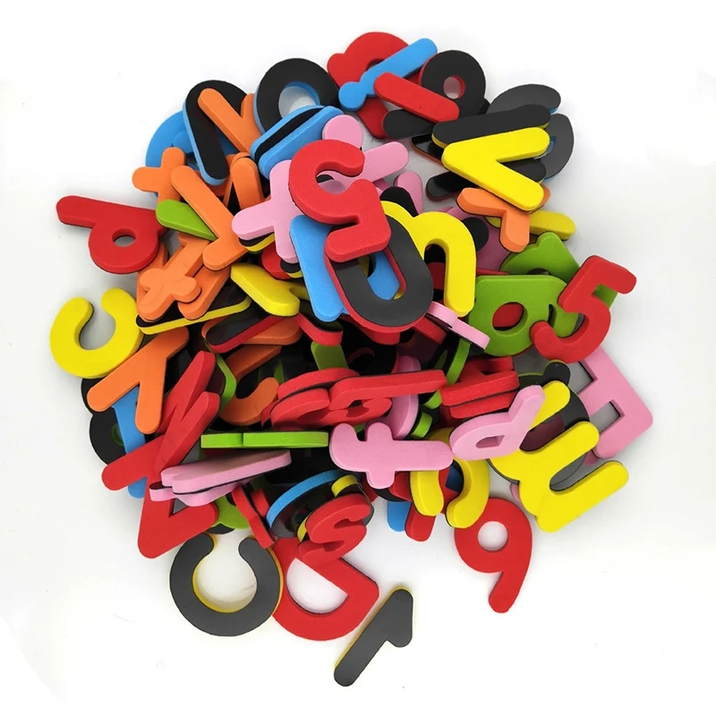 

1 Set Kids Magnetic English Letter Spelling Toys with Board Preschool Alphabet Puzzle Game Kit Kids Educational Toys