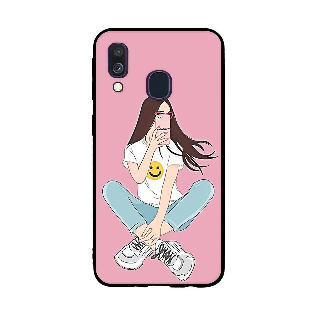 

For Samsung Galaxy A40 Case Soft TPU Case For Samsung Galaxy A40 A 40 SM-A405F SM-A405FN SM-A405FM Cover Lion Pattern Shell Capa
