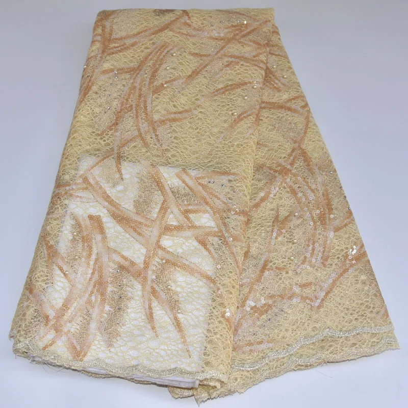 Кружевная ткань с блестками и вышивкой африканская французская органза