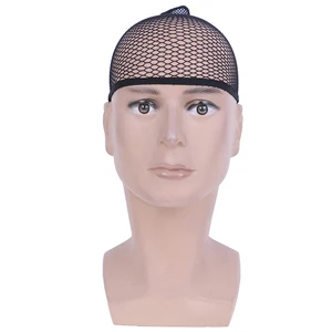 Крутая сетчатая сетка для косплея, черная сетчатая шапочка для парика, растягивающиеся эластичные сетки для волос, шапочка для парика со снудом, 1 комплект