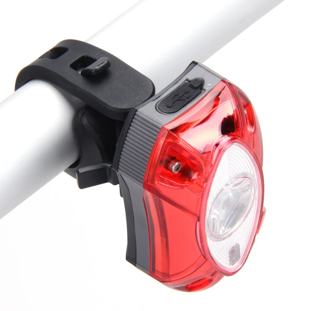 

Raypal Bike Light 3W USB Rechargeable Rear Tail Lamp Bicycle Rain Waterproof Bright LED Safety Cycling Bicycle Light Taillight