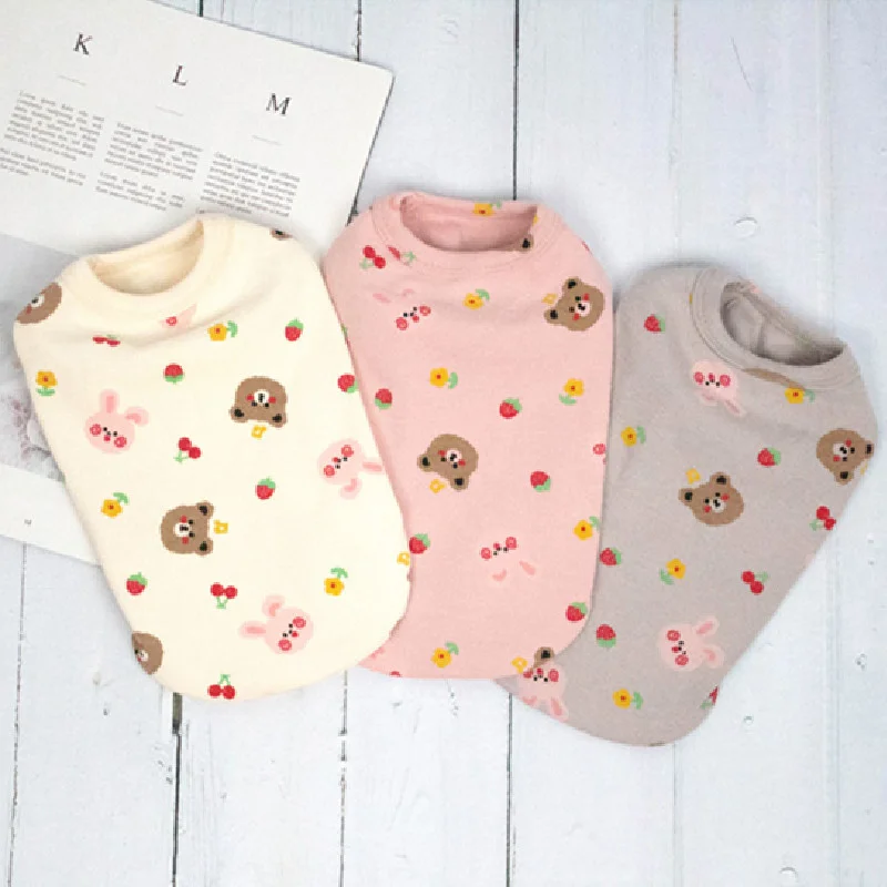 

Мультфильм собака жилет летняя одежда для собаки рубашка Xs Doggie Щенок Чихуахуа Одежда для йоркширского терьера Померанский мальтейский пит...